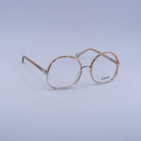 Chloe CH0032O 004 Eyeglasses Orange 55mm Round Frame - Picture 9 of 11